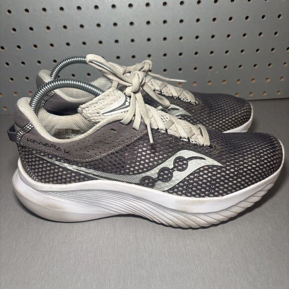 Saucony Shoes - Saucony Kinvara 14 Shoes Womens Sz 9.5 Gray White Athletic Sneakers S10823-121